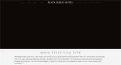 Desktop Screenshot of blackhorsemotel.net